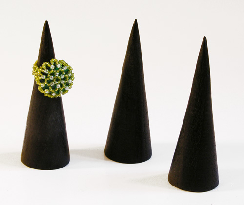 ESPOSITORI PER ANELLI A CONO IN LEGNO CM 10 - Image 7