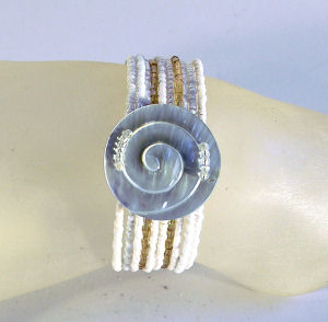 BRACCIALI RIGIDI SMALL CON MADREPERLA INTARSIATA - Image 7