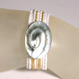 BRACCIALI RIGIDI SMALL CON MADREPERLA INTARSIATA - Image 8