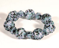 BRACCIALETTI PALLINE DI PERLINE