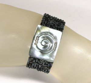 BRACCIALI RIGIDI SMALL CON MADREPERLA INTARSIATA - Image 9