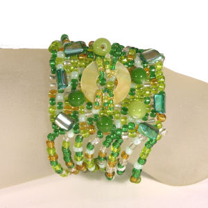 BRACCIALI ONDA CON CIONDOLO MADREPERLA - Image 34