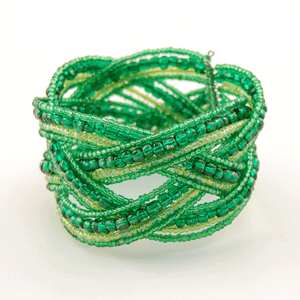 BRACCIALI RIGIDI PERLINE DOPPIA TRECCIA BIG - Image 15