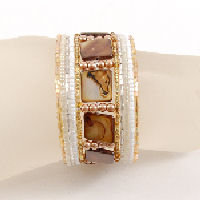 BRACCIALI RIGIDI NUGGED TANGA RECTANGULAR