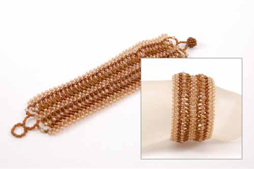 BRACCIALI APERTI CON PERLINE MULTIFILO - Image 21