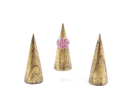 ESPOSITORI PER ANELLI A CONO IN LEGNO CM 10 - Image 8