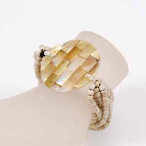 BRACCIALI ELASTICI 10 FILI MADREPERLA PATCHWORK - Image 10