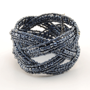 BRACCIALI RIGIDI PERLINE DOPPIA TRECCIA BIG - Image 17