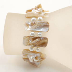 BRACCIALI RIGIDI APERTI MADREPERLA COLORATE - Image 15