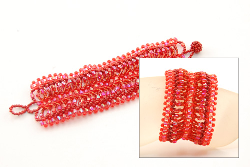 BRACCIALI APERTI CON PERLINE MULTIFILO - Image 23