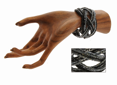 BRACCIALI RIGIDI DOPPIA TRECCIA STRIPE 4 FILI - Image 5