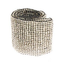 CINTURA PERLINE ELASTICA 17 FILI CM 6