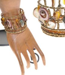 BRACCIALI NUGGET COIN CERA TANGA