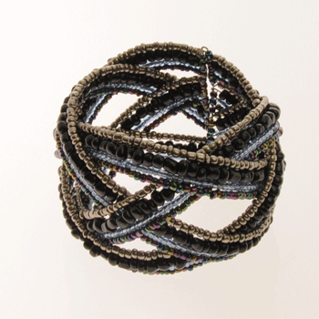 BRACCIALI RIGIDI PERLINE DOPPIA TRECCIA BIG - Image 20