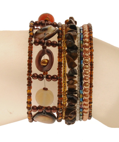 BRACCIALI RIGIDI TANGGA COIN MUTIARA CERAMIC STYLE - Image 18