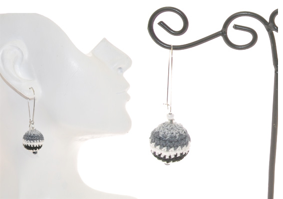 ORECCHINI IN COTONE A UNCINETTO MANIZ RAJUT STYLE - Image 8