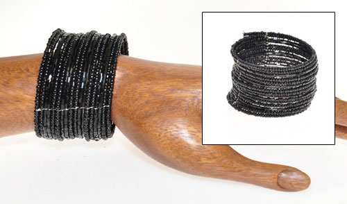 BRACCIALETTI RIGIDI CON PERLINE 18 FILI - Image 16