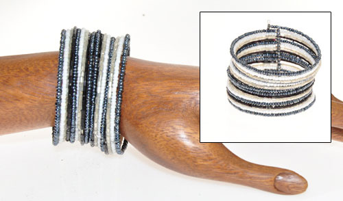 BRACCIALETTI RIGIDI CON PERLINE 18 FILI - Image 20