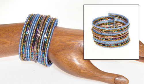 BRACCIALETTI RIGIDI CON PERLINE 18 FILI - Image 24