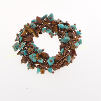 BRACCIALI FOREST FULL STONE IN TONDO