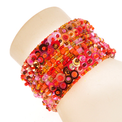 BRACCIALI RIGIDI CON PAILLETTES