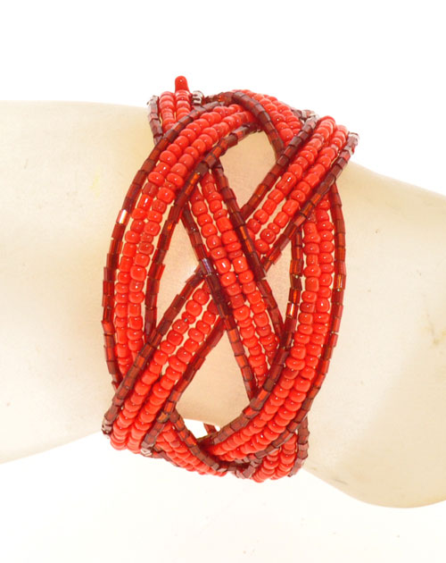 BRACCIALETTI DOPPIA TRECCIA CON PERLINE - Image 12