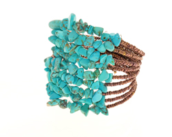 BRACCIALI RIGIDI 9 FILI FULL PIETRE