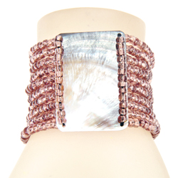 BRACCIALI 10 LINES KERANG RECTANGULAR