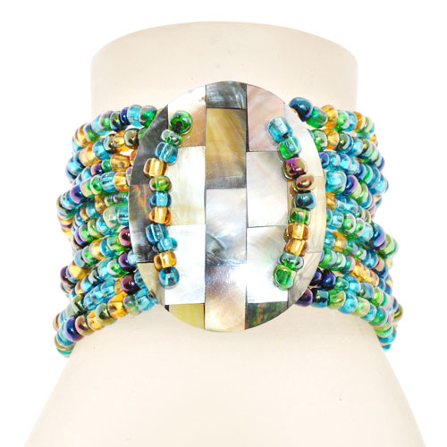 BRACCIALI 10 LINES KERANG OVAL MOZAIC - Image 16