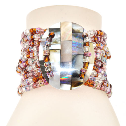 BRACCIALI 10 LINES KERANG OVAL MOZAIC - Image 17