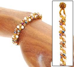 BRACCIALI CRYSTAL BEADING SINGLE