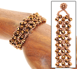 BRACCIALI CRYSTAL PAGAR BEADING