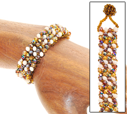 BRACCIALI BEADING DOUBLE CRYSTAL