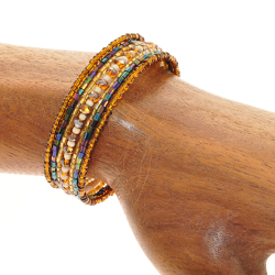 BRACCIALI 7 LINE 1LINE CRYSTAL STRIPE