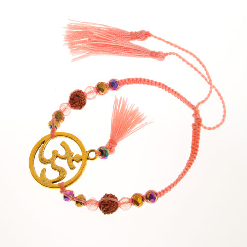BRACCIALI MORBIDI TASSEL OM CIRCLE COLORE ORO - Image 7