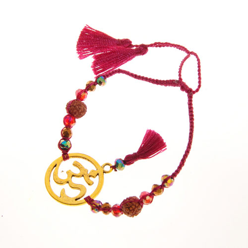 BRACCIALI MORBIDI TASSEL OM CIRCLE COLORE ORO - Image 8