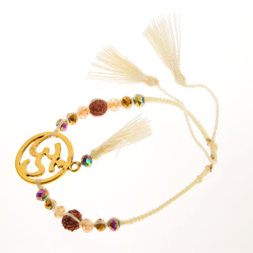 BRACCIALI MORBIDI TASSEL OM CIRCLE COLORE ORO - Image 10