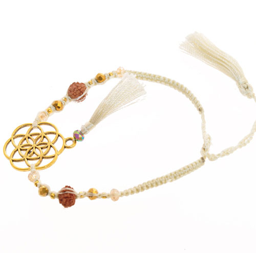 BRACCIALI MORBIDI TASSEL MANDALA COLORE ORO - Image 11