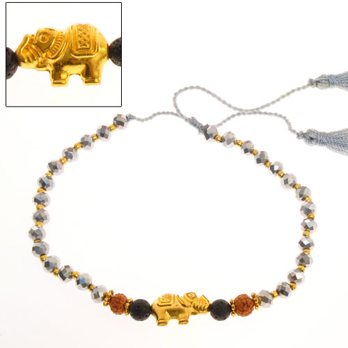 BRACCIALI TASSEL ELEFANT GANITRI LAVA ORO - Image 8