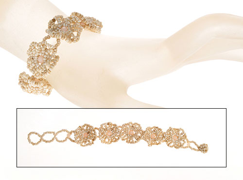 BRACCIALI 5 FLOWER CRYSTAL AMBURADUL STRIPE - Image 9