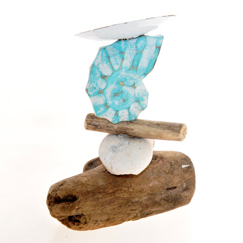 PORTACANDELE COMB LEGNO MOTIF CONCGHIGLIA - Image 2