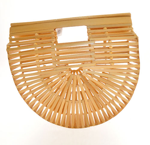 BORSA CORTA MEZZALUNA BAMBOE 30X30X10 CM - Image 4