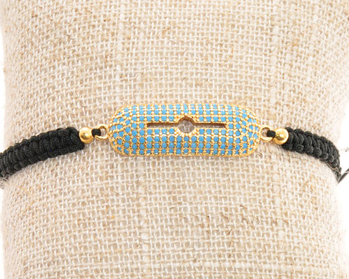 BRACCIALI TEMALI ZIRCON OVAL WITH HOLE - Image 3