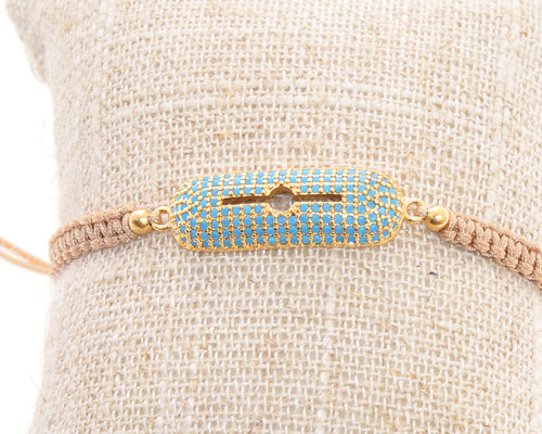 BRACCIALI TEMALI ZIRCON OVAL WITH HOLE - Image 4