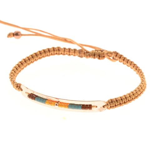 BRACCIALI MIYUKI SINGLE STRIPE ROSE PLATED - Image 8