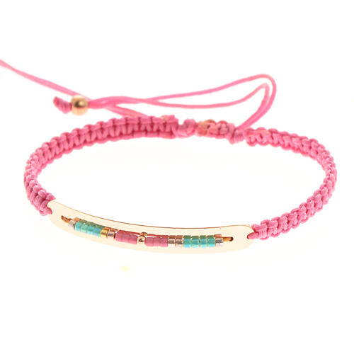 BRACCIALI MIYUKI SINGLE STRIPE ROSE PLATED - Image 10