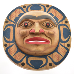 MASCHERA INDIANI ALASKA TONDA 28X28 CM