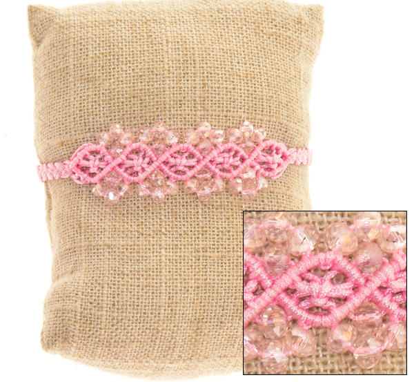 BRACCIALI MACRAME SOGAN MOTIF COMB KRISTAL - Image 8