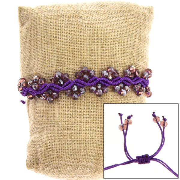 BRACCIALI MACRAME LIKA LIKU JEJER 2 COMB KRISTAL - Image 7