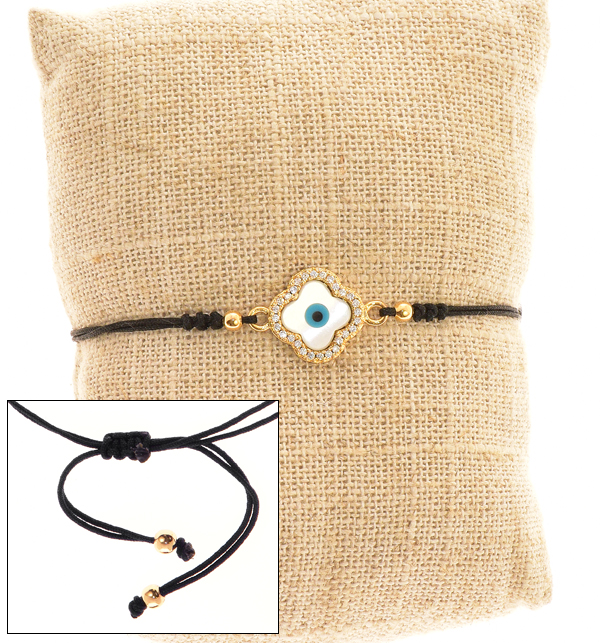 BRACCIALI STRING WITH ZIRCON FLOWER MATTA - Image 2